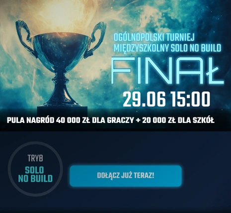 Liga Fortnite Ogólnopolski Turniej Międzyszkolny FINAŁY