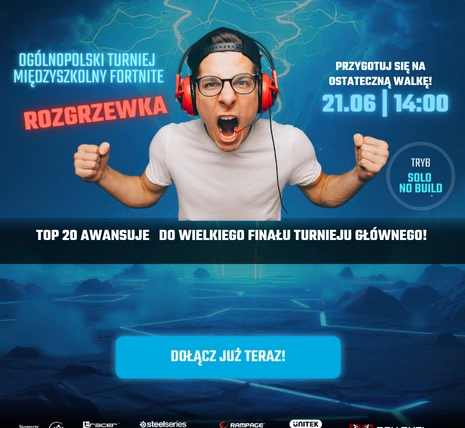 Liga Fortnite Ogólnopolski turniej międzyszkolny - rozgrzewka